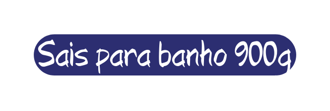 Sais para banho 900g